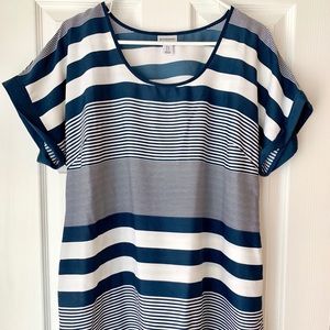 Motherhood Maternity Large Striped Tunic
